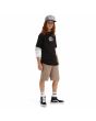 Niño con Camiseta de manga corta Vans Bone Yard Negra lateral