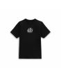Camiseta de manga corta Vans Bone Yard Negra para niños de 8 a 14 años