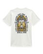 Camiseta de manga corta Vans Brew Bros Tunes Blanca para hombre estampado posterior