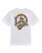 Camiseta de manga corta Vans Chillin Since 66 blanca para hombre posterior