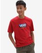 Niño con Camiseta de manga corta Vans Easy logo roja