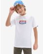 Niño con Camiseta de manga corta Vans Easy logo blanca 