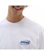 Hombre con Camiseta de manga corta Vans Hi Def Commerica Blanca logo