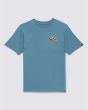 Camiseta de manga corta Vans Hole Shot Azul para niños de 8 a 14 años