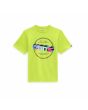 Camiseta de manga corta Vans Digital Flash lima para niños de 8 a 14 años