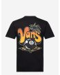 Camiseta de manga corta Vans Paradise Vans Palm Negra para hombre