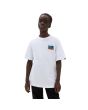 Niño con Camiseta de manga corta Vans Pizza Face Kids Blanca frontal 
