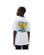 Niño con Camiseta de manga corta Vans Pizza Face Kids Blanca 