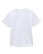 Camiseta de manga corta Vans Print Box blanca con estampado de llamas y camuflaje azul para niño 8 a 14 años posterior