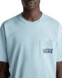 Hombre con Camiseta de manga corta con bolsillo Vans Style 76 Back Azul pocket