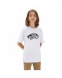 Niño con Camiseta de manga corta Vans Style 76 blanca y negra