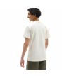 Hombre con camiseta orgánica de manga corta tejida con bolsillo Vans Patch Pocket Blanca posterior
