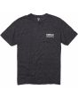 Camiseta de manga corta Vissla Hawaiian Hotline SS negra para hombre frontal