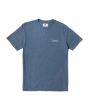 Camiseta Vissla Masters of Stoke Cosmic Wash en color azul con serigrafía logo en el pecho para hombre
