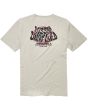 Camiseta orgánica de manga corta Vissla Shred Head en blanco hueso para hombre