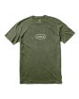 Camiseta de manga corta Vissla Trespassers Surplus Verde para hombre