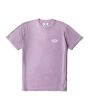 Camiseta de manga corta Vissla Unlimited Cosmic Wash Plum para hombre frontal