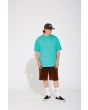 Hombre con camiseta de manga corta Volcom Alstone Temple Teal loose fit