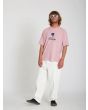 Hombre con Camiseta orgánica de manga corta Volcom Bob Mollema 2 Rosa corte holgado