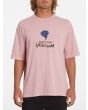 Hombre con Camiseta orgánica de manga corta Volcom Bob Mollema 2 Rosa frontal