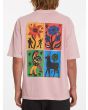 Hombre con Camiseta orgánica de manga corta Volcom Bob Mollema 2 Rosa posterior