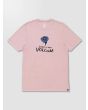 Camiseta orgánica de manga corta Volcom Bob Mollema 2 Rosa para hombre