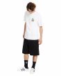 Hombre con Camiseta de manga corta Volcom CATV Blanca corte clásico