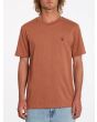 Hombre con Camiseta de manga corta Volcom Circle Blanks Mocha