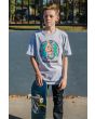 Niño con Camiseta de manga corta Volcom Dontcontaminate gris skate