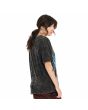 Mujer con Camiseta orgánica de manga corta Volcom FA Max Sherman Negra espalda