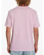 Hombre con camiseta de manga corta Volcom Finkstone rosa posterior