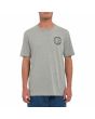 Hombre con camiseta de manga corta Volcom Fried Heather gris