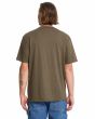 Hombre con Camiseta de manga corta Volcom Longo Cats Sage Leaf posterior