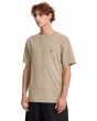 Hombre con camiseta de manga corta Volcom Solid Stone Beige Brindle