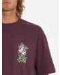 Hombre con Camiseta de manga corta Volcom Sktratz Mulberry estampado pecho