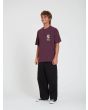 Hombre con Camiseta de manga corta Volcom Sktratz Mulberry lateral
