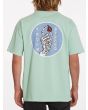 Hombre con camiseta de manga corta Volcom Stokstone verde