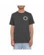Hombre con camiseta de manga corta Volcom Stone Oracle Stealth frontal