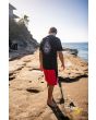 Surfer J. Robinson con Camiseta orgánica de manga corta Volcom Surf Vitals Jack Robinson Negra para hombre posterior