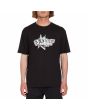 Hombre con camiseta orgánica de manga corta Volcom V Entertainment negra
