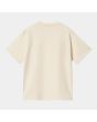 Camiseta orgánica de manga corta Women's SS American Script Natural para mujer posterior