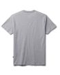 Camiseta de manga corta Yeti Logo Badge Premium C&S gris y azul marino para hombre posterior