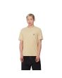 Hombre con camiseta de manga corta con bolsillo Carhartt WIP Pocket Cornsilk