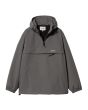 Chaqueta Canguro Carhartt WIP WIndbreaker Pullover Winter Gris Grafito-Blanco para hombre forro interior polar