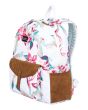 Mochila Mediana Roxy Carribean 18L para Mujer blanca lateral