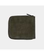 Cartera de pana con cremallera Carhartt WIP Flint Zip Wallet Verde posterior