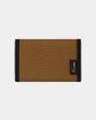 Cartera de triple hoja Carhartt WIP Payton Wallet marrón para hombre posterior