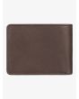 Cartera de cuero Quiksilver Mack Chocolate posterior