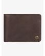 Cartera de cuero Quiksilver Mack Chocolate