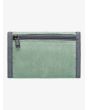 Cartera de triple hoja Quiksilver The Everydaily color verde chino para hombre bolsillo de cremallera